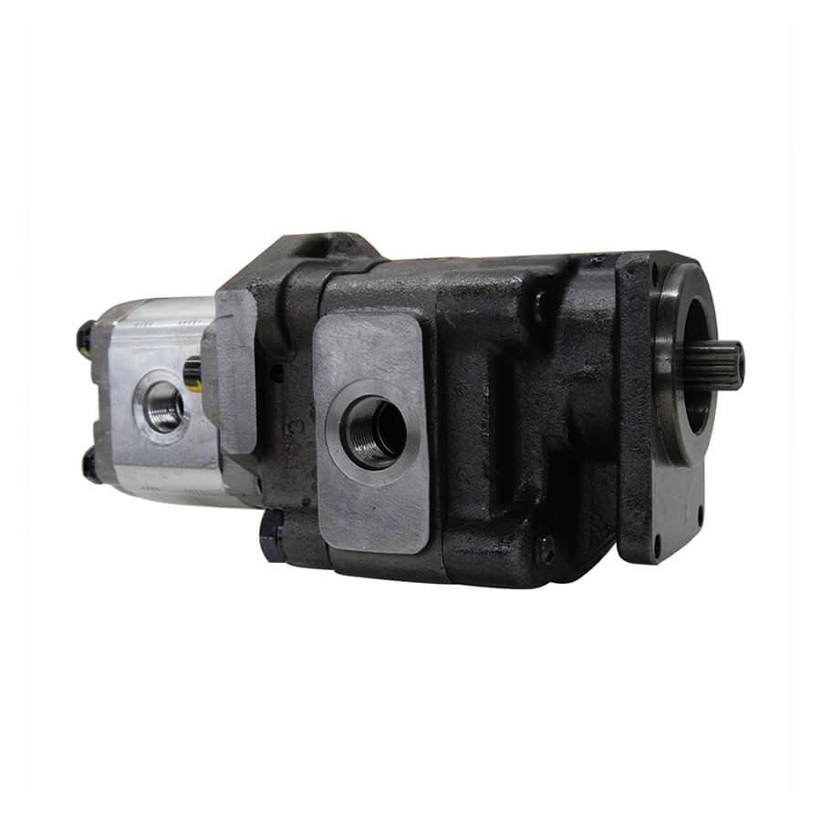 Bomba Hidráulica Dupla de Engrenagens H30112040043 (3129920039) para Trator Massey Ferguson 7140 - 1 Bomba Hidráulica Dupla de Engrenagens H30112040043 (3129920039) para Trator Massey Ferguson 7140